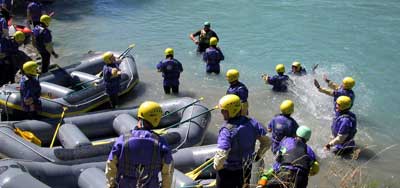 gruppo rafting